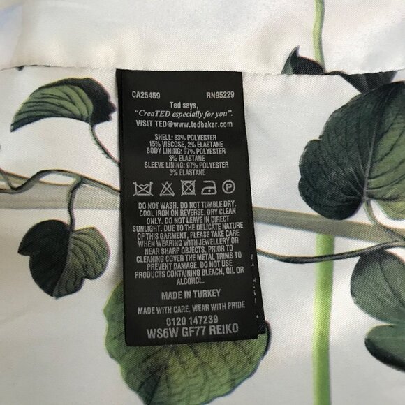 Ted Baker Black Reiko Blazer  Size 1 (US 4) - Picture 8 of 11